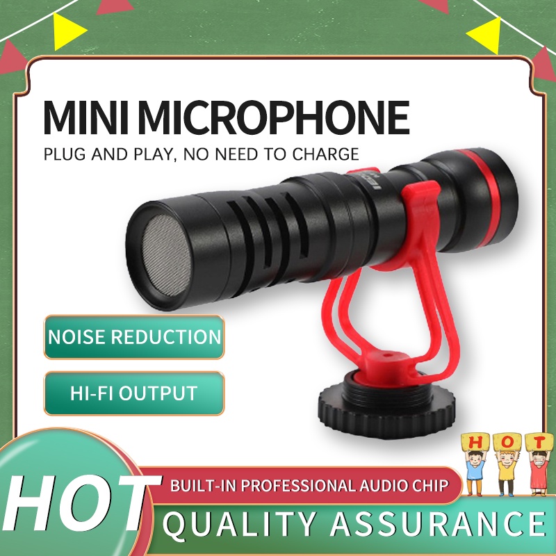 Microphone Interview Recording Noise Reduction Microphone For Camera