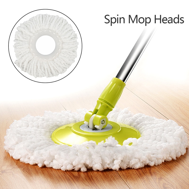360° Rotating Easy Microfiber Spin Spinning Super Replacement Mop Head
