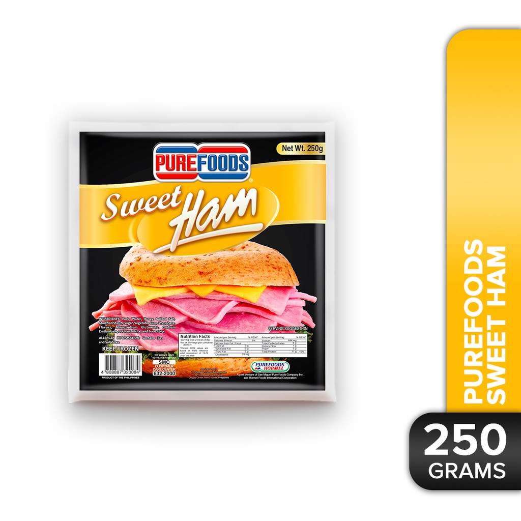 Purefoods Sweet Ham 250g Shopee Philippines