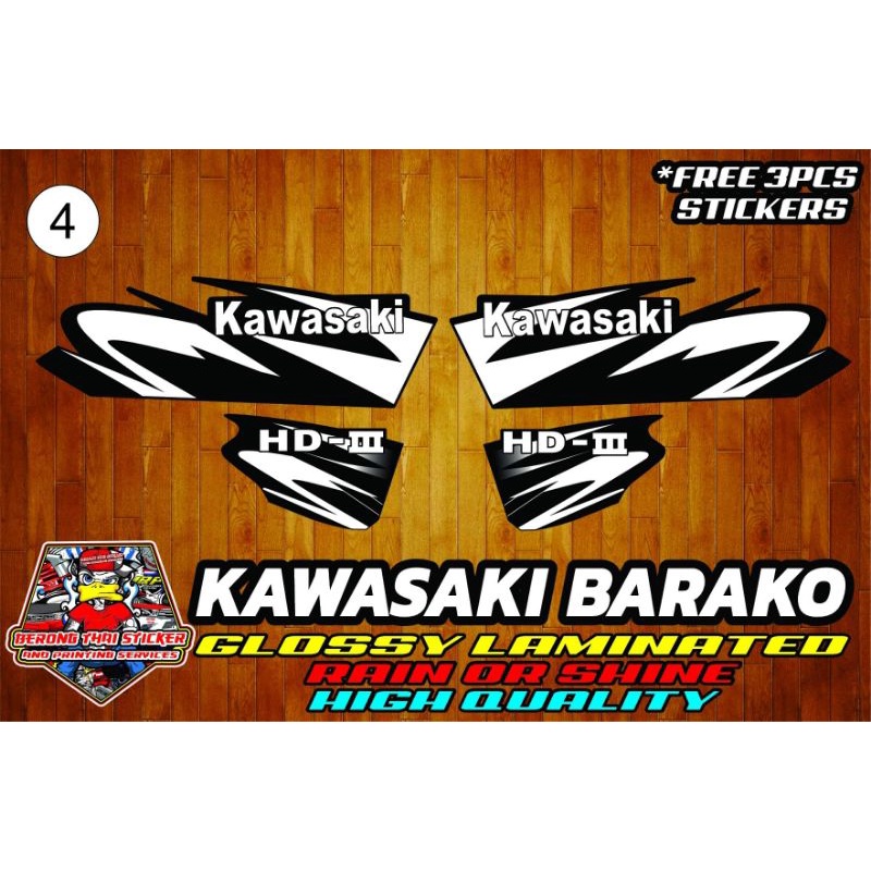 Kawasaki Barako Decals | Shopee Philippines
