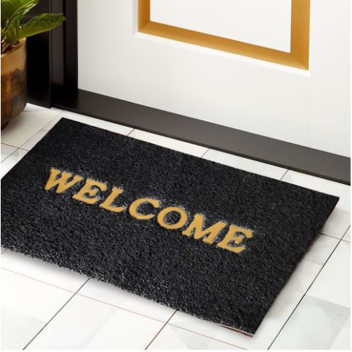 Thick Quality Welcome Doormat 38cm x 58cm Absorbent Doormat Coil ...