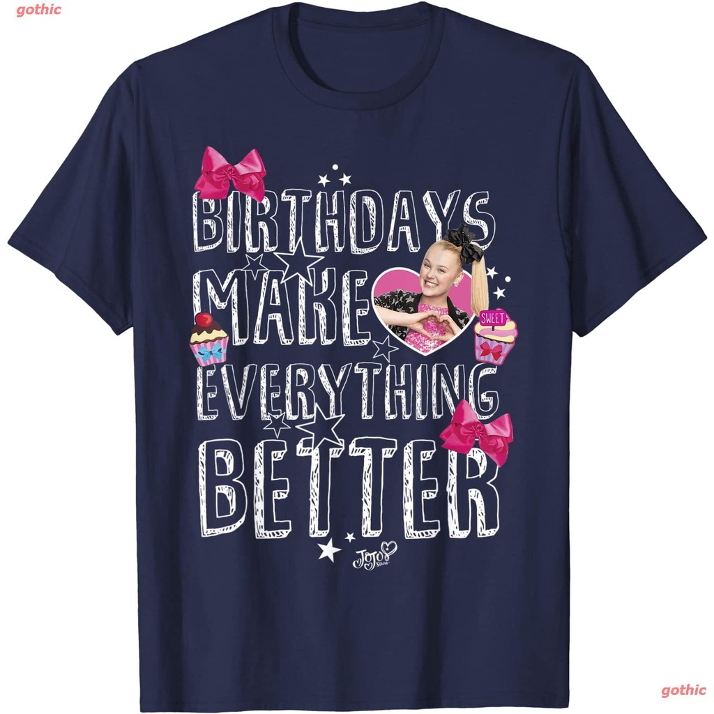 Nickelodeon JoJo Siwa Better Birthdays T-Shirt Men's Women's T-shirts