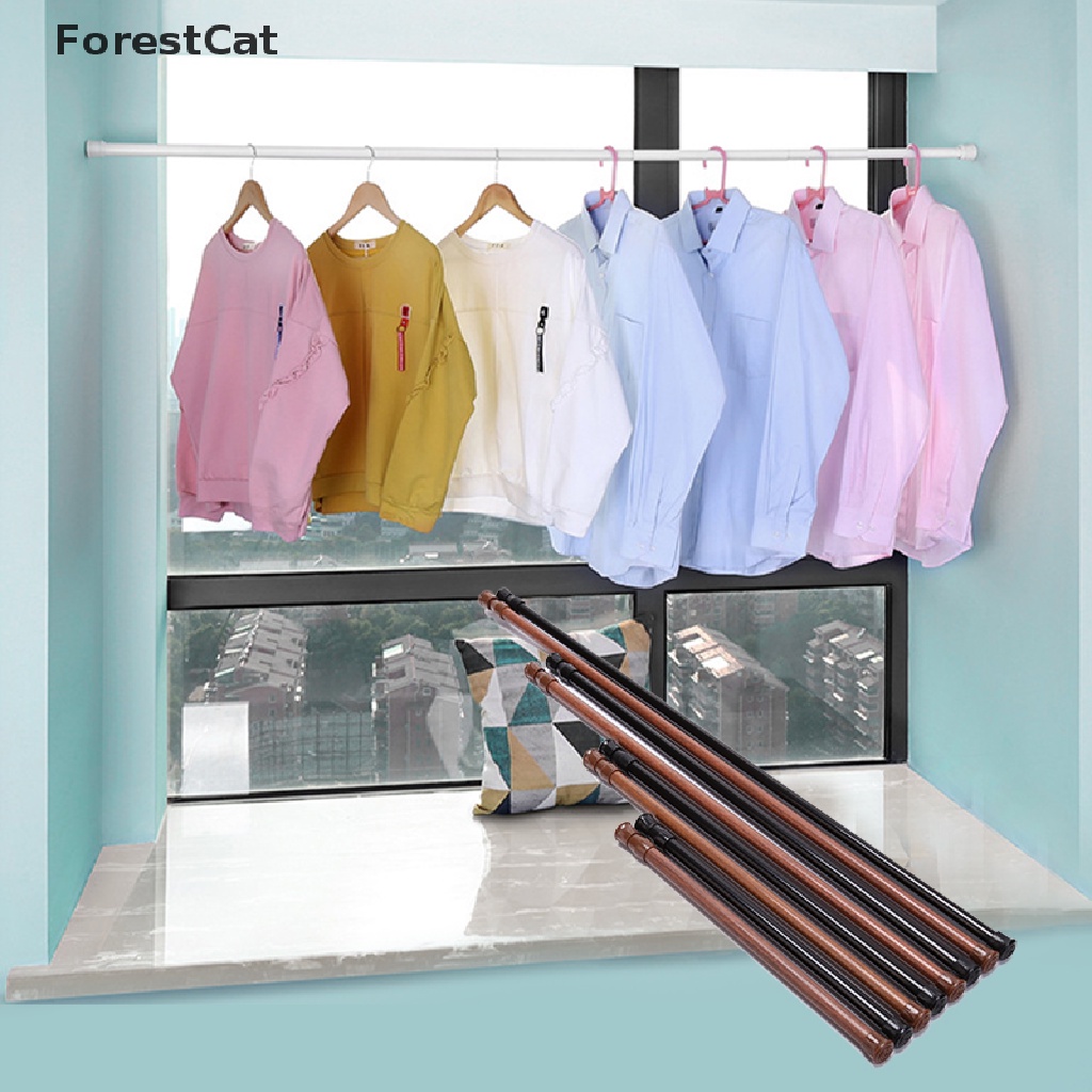 TodayONLY Multifunction Adjustable Bathroom Shower Curtain Rods Metal Voile Extendable Rod HOT