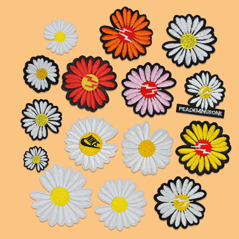 Embroidered Patches Applique Logo Badge Gd G Dragon Peaceminusone Daisy Flower Shopee Philippines