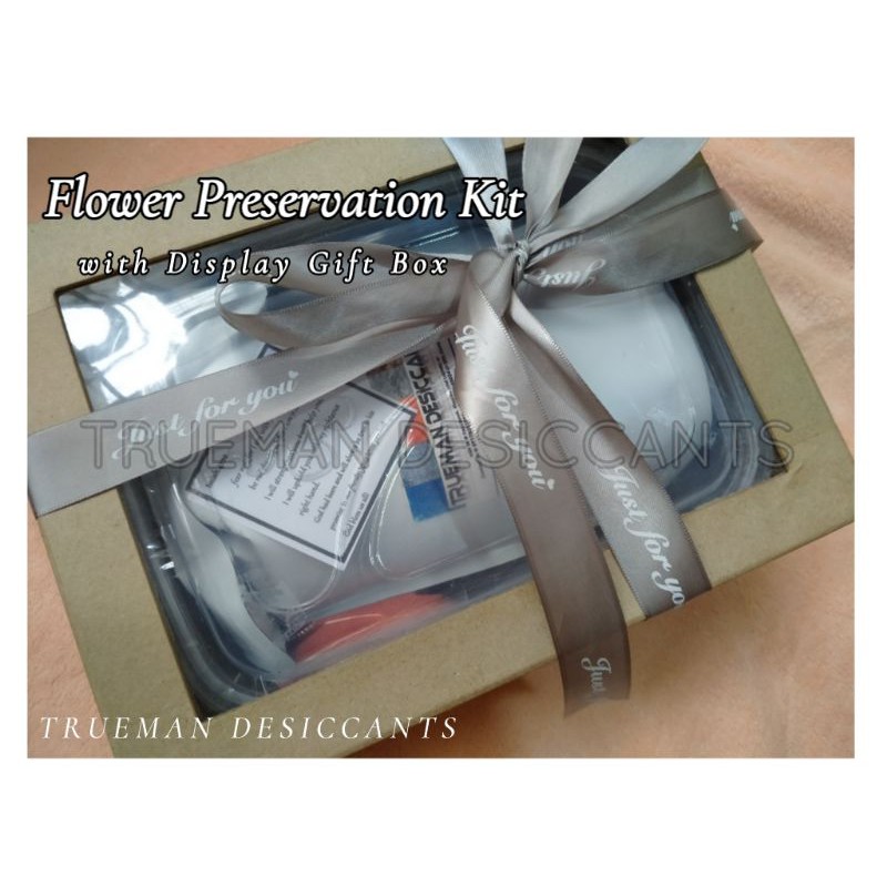 Flower Drying silica gel / Preservation Kit with Display Gift Box