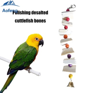 (Aofeng)   Hot Sale Parrot Calcium Supplements Chewing Cuttlefish Bone Pet Bird Cage Food Decoration #3