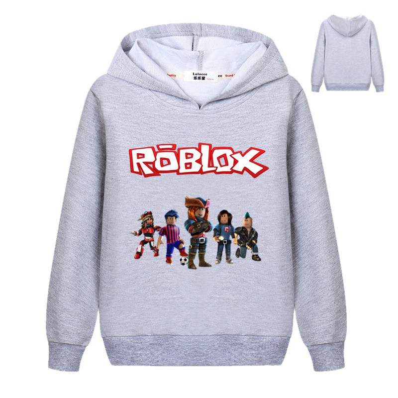 Boys Girls ROBLOX Kids Spring Fall Sweatshirts Hoodies Pullover Casual Clothing
