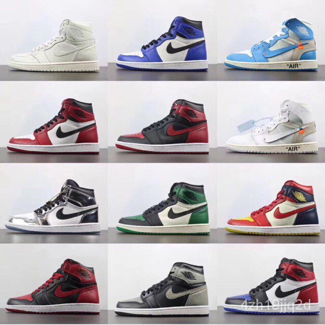 27 Colors Air Jordan 1 Top 3 AJ1 Men Women Running Shoes 36-46 BUEF ...