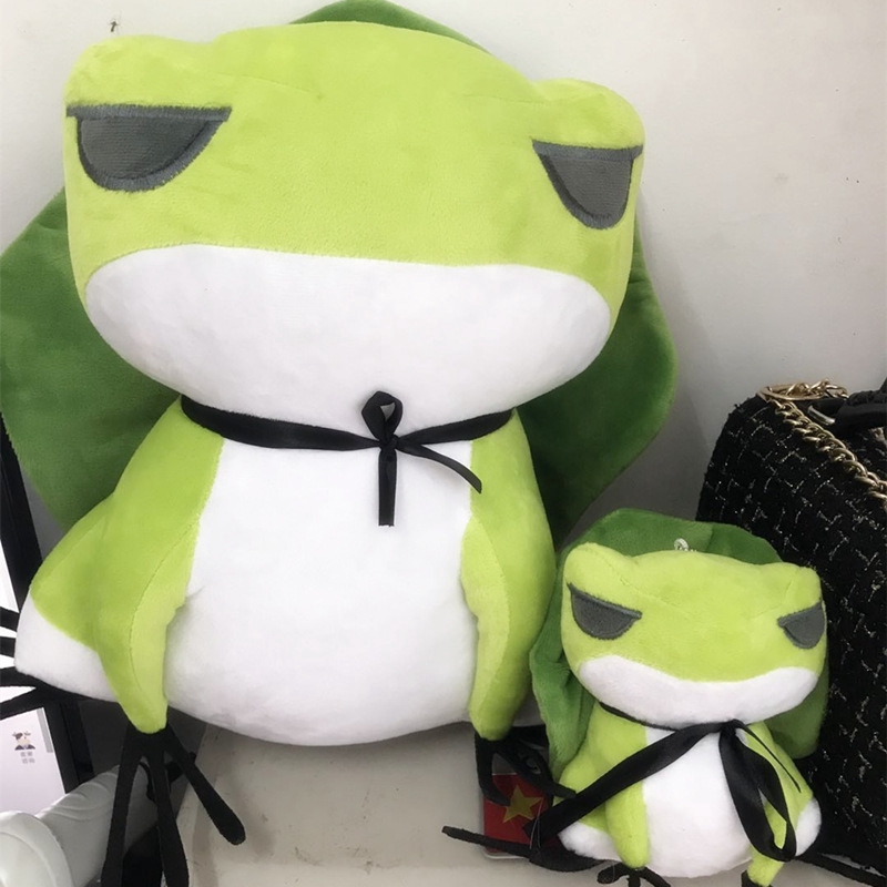 travel frog plush