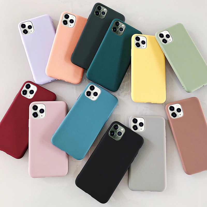 Candy Color Casing VIVO S1 Y69 iQOO X21 X27 UD Phone Case Silicone ...