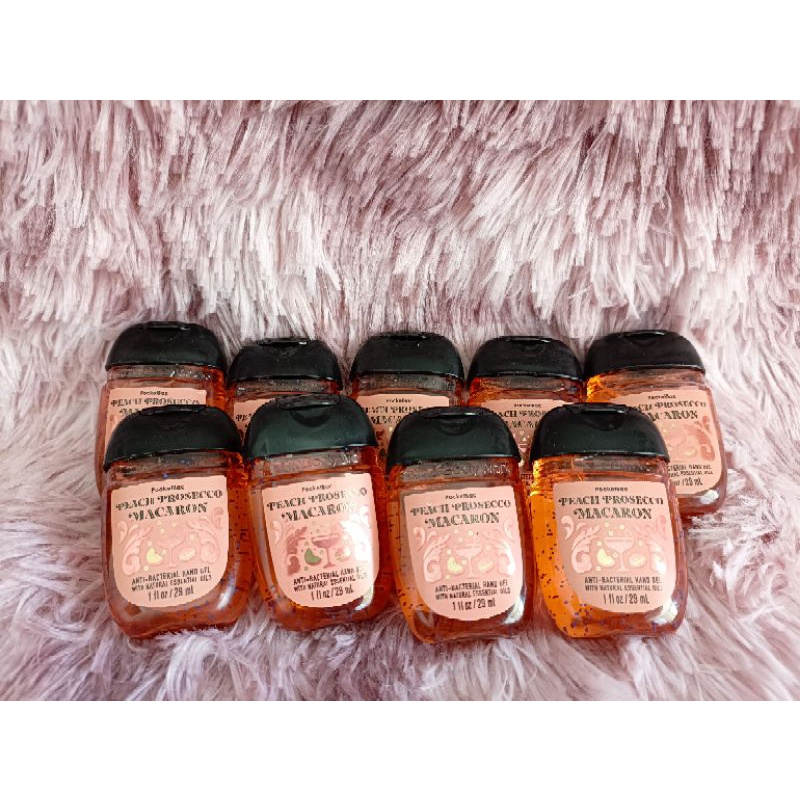 Authentic Bath And Body Works Peach Prosecco Macaron Pocketbac Shopee