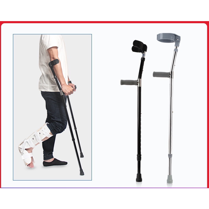 Crutches for the elderly rubber crutches adult crutches are made from