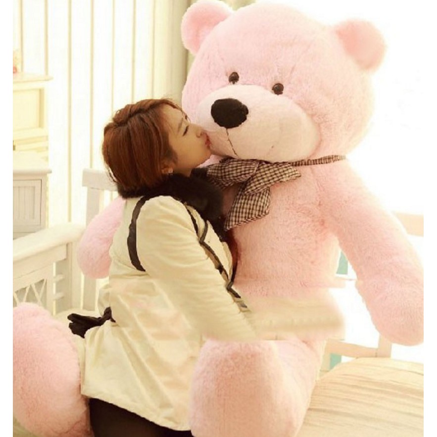 pink giant teddy bear