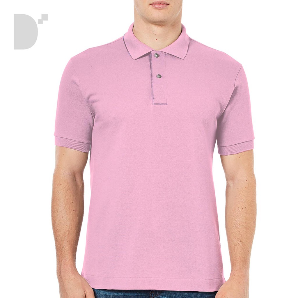 baby pink polo shirt