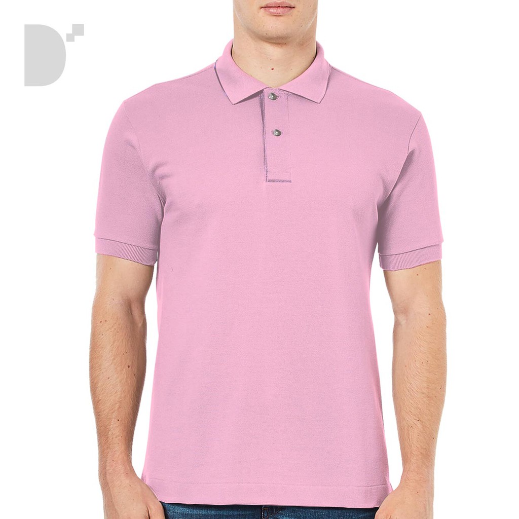 baby pink polo shirt