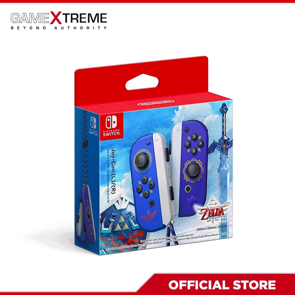 Nintendo Switch Joycon L R Controller Legend Of Zelda Skyward Sword Hd Edition Shopee Philippines