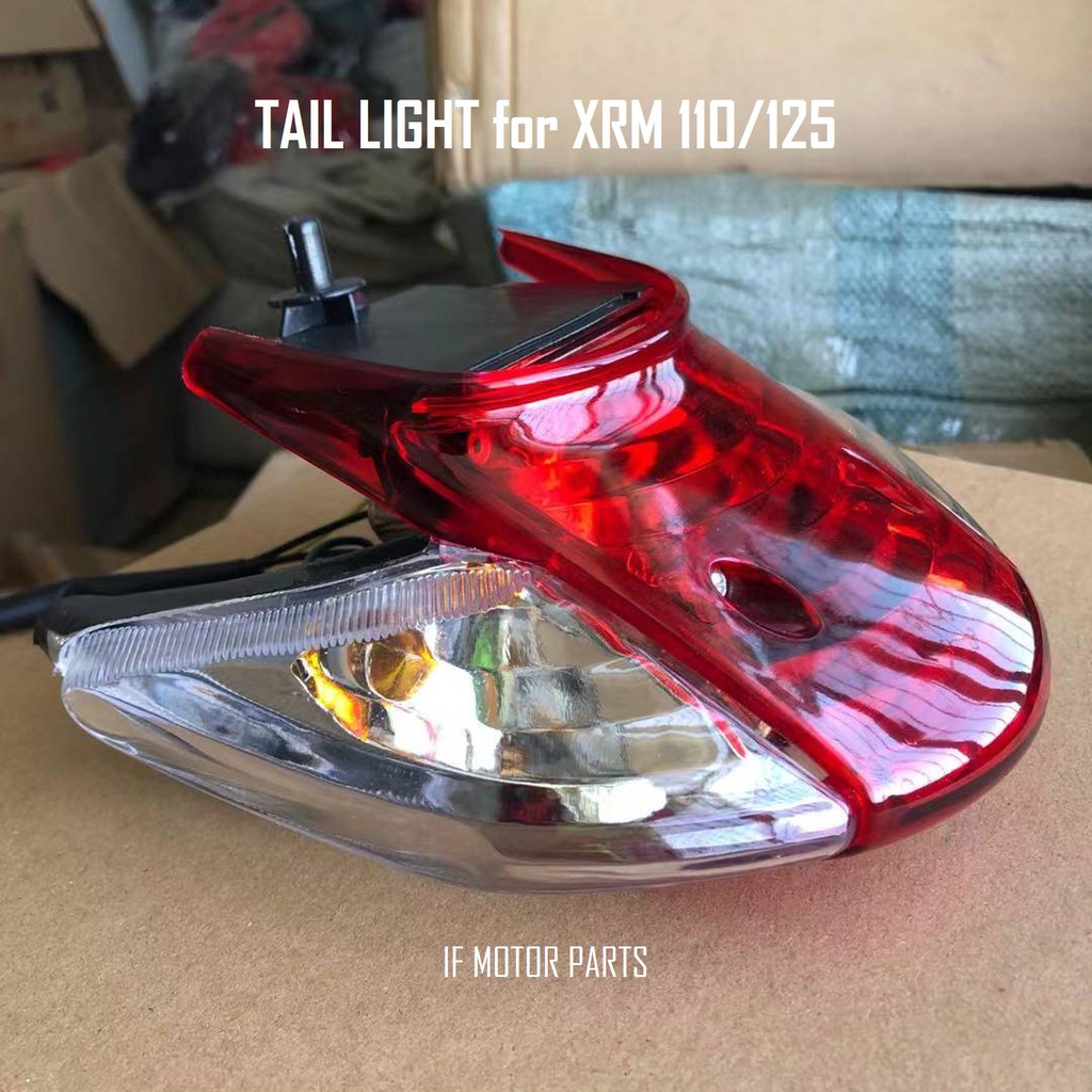 [Tail light] Honda XRM110/125 Red/Yellow/White Tail Light Assembly with