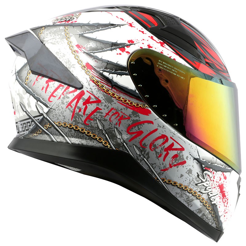 Spyder Fullface Helmet with Dual Visor Recon 2.0 GD Neo Series Sparta