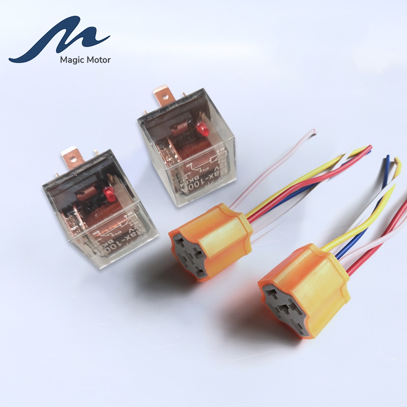 Motorcycle Accessories 12V Set Transparent Horn Mini Driving Light