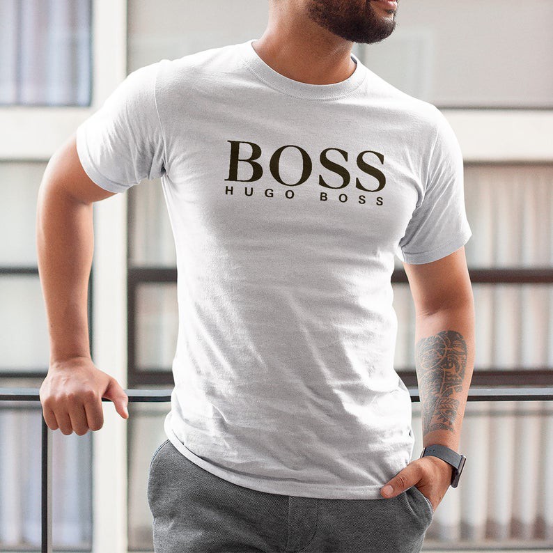 boss t shirt mens