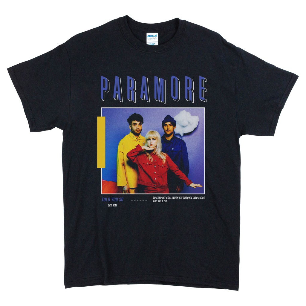 Paramore Band T-shirt - Told You So / Music Shirt / Unisex / Paramore Shirt Men T Shirt Size S-5XL