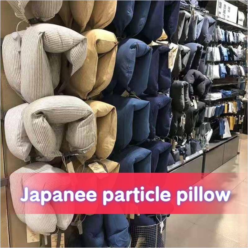 Muji UShaped Pillow JapaneseStyle Goods Foam Particle Cervical Spine Travel Neck Lumbar Car