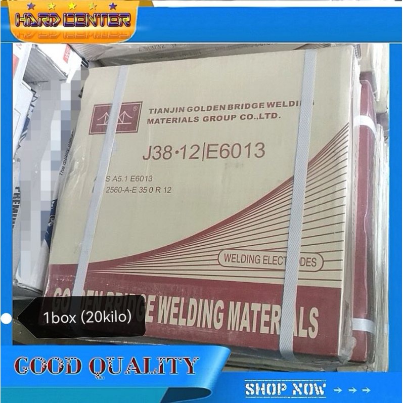 Golden Bridge Welding Rod Welding Electrodes 1box(20kilo) E6013