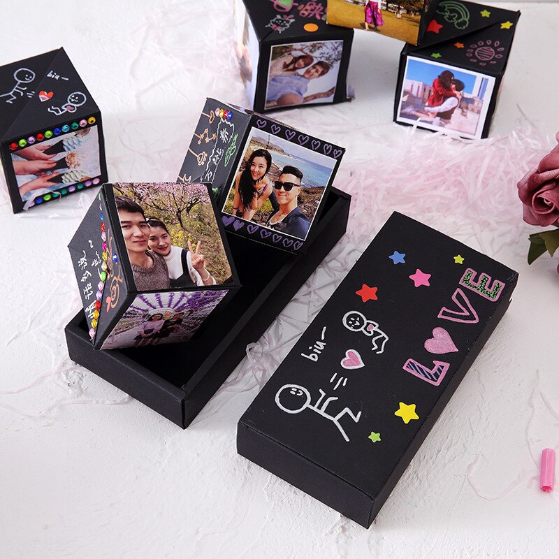 DIY Photos Surprise Explosion Box Gift Creative Manual ...