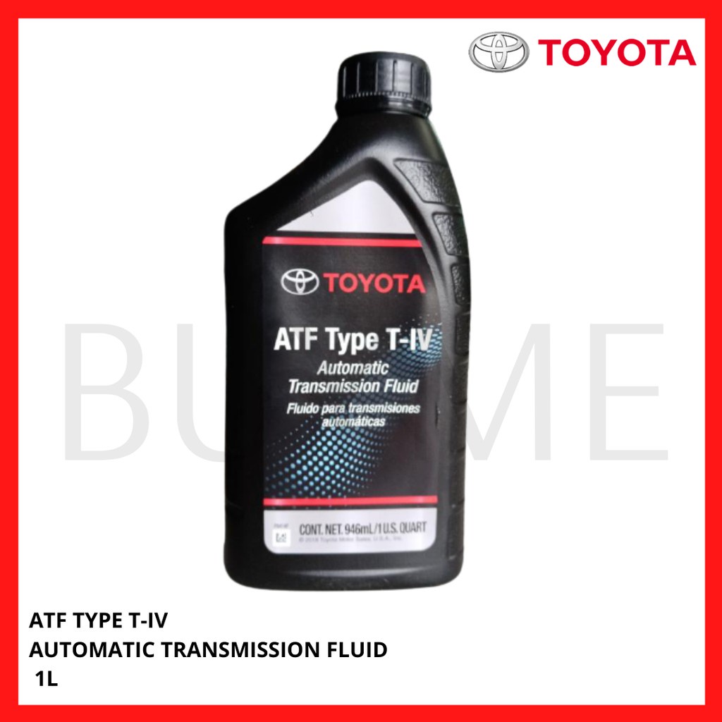 Toyota ATF Type TIV ( Automatic Transmission Fluid ) 1L Shopee