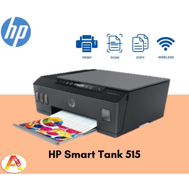 HP SMART 515 ALL IN ONE WIRELESS INK TANK PRINTER (BRAND NEW) | Shopee ...