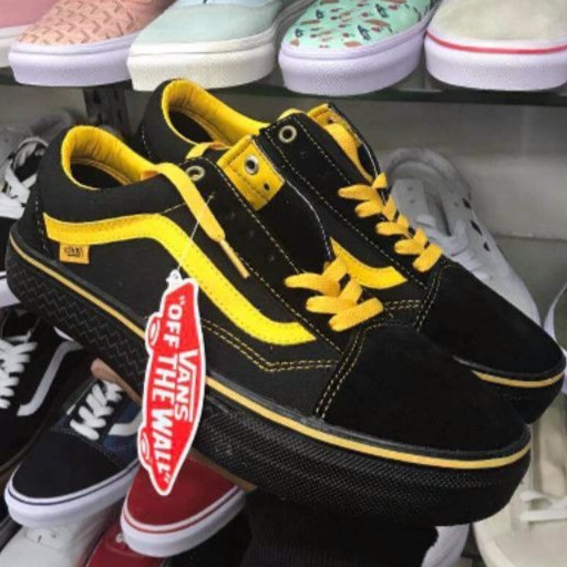 Vans old school yellow new hot fashion original vans shoes | Shopee  Philippines