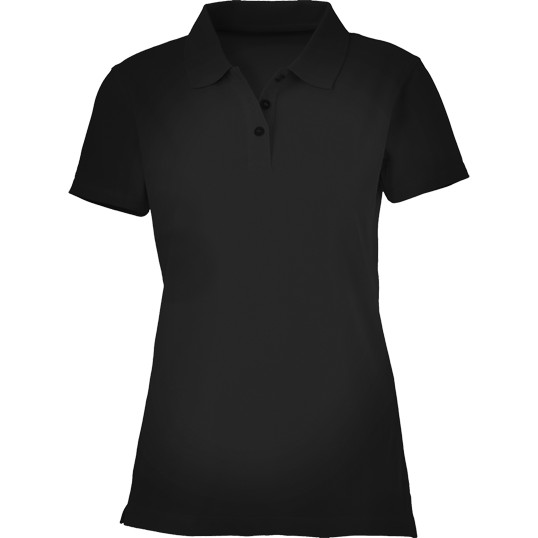 female black polo shirt