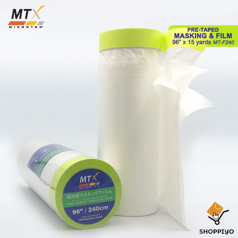 Microtex MTX High Performance Pre Taped Masking Film 96