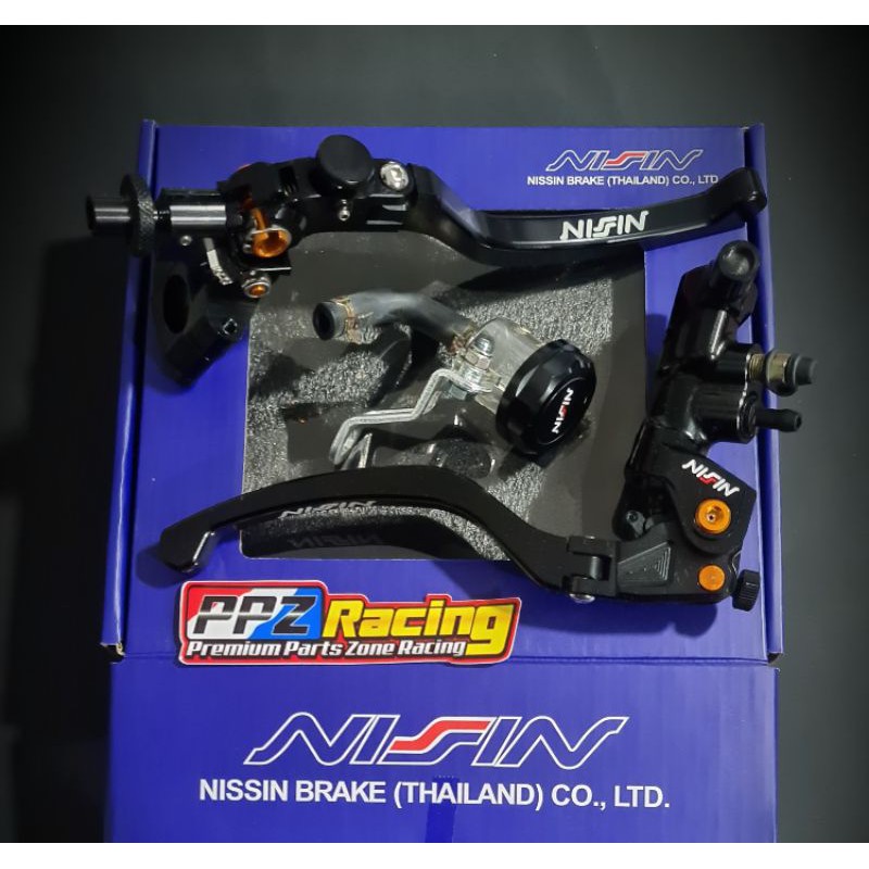 NISSIN BRAKE MASTER & CLUTCH LEVER V3 W/ SIDEMIRROR HOLDER UNIVERSAL