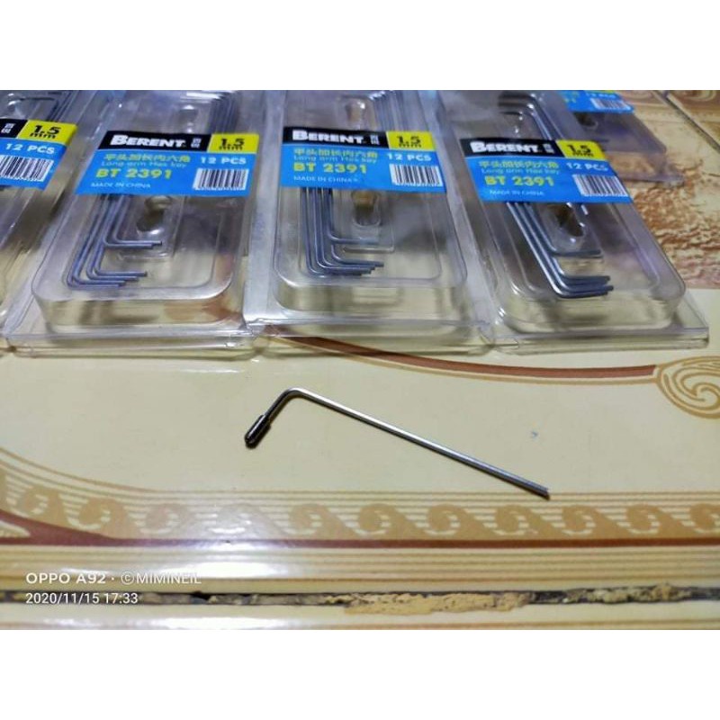 Guitar Allen Wrench 1.5 mm for Saddle Height Adjsutment ( 1 pc ) Shopee Philippines