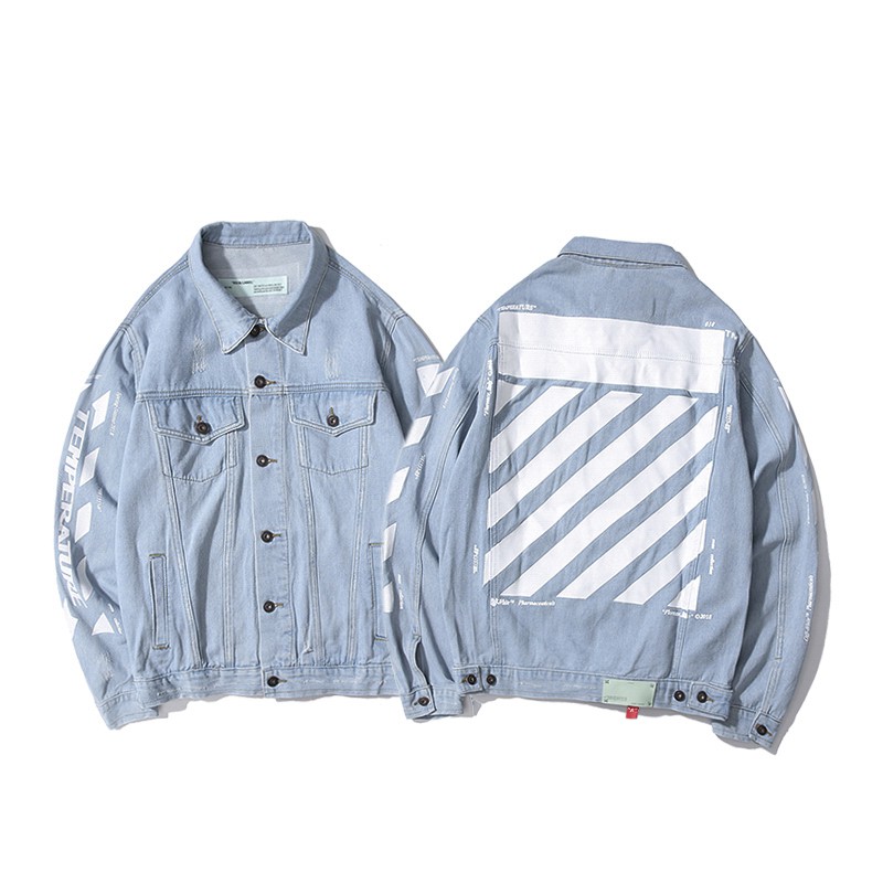 cheap white denim jacket