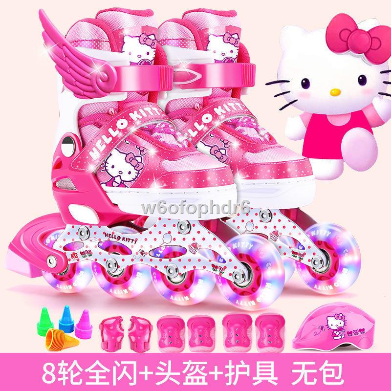 HelloKitty Hello Kitty Disney roller skates roller skates roller shoes children skating roller