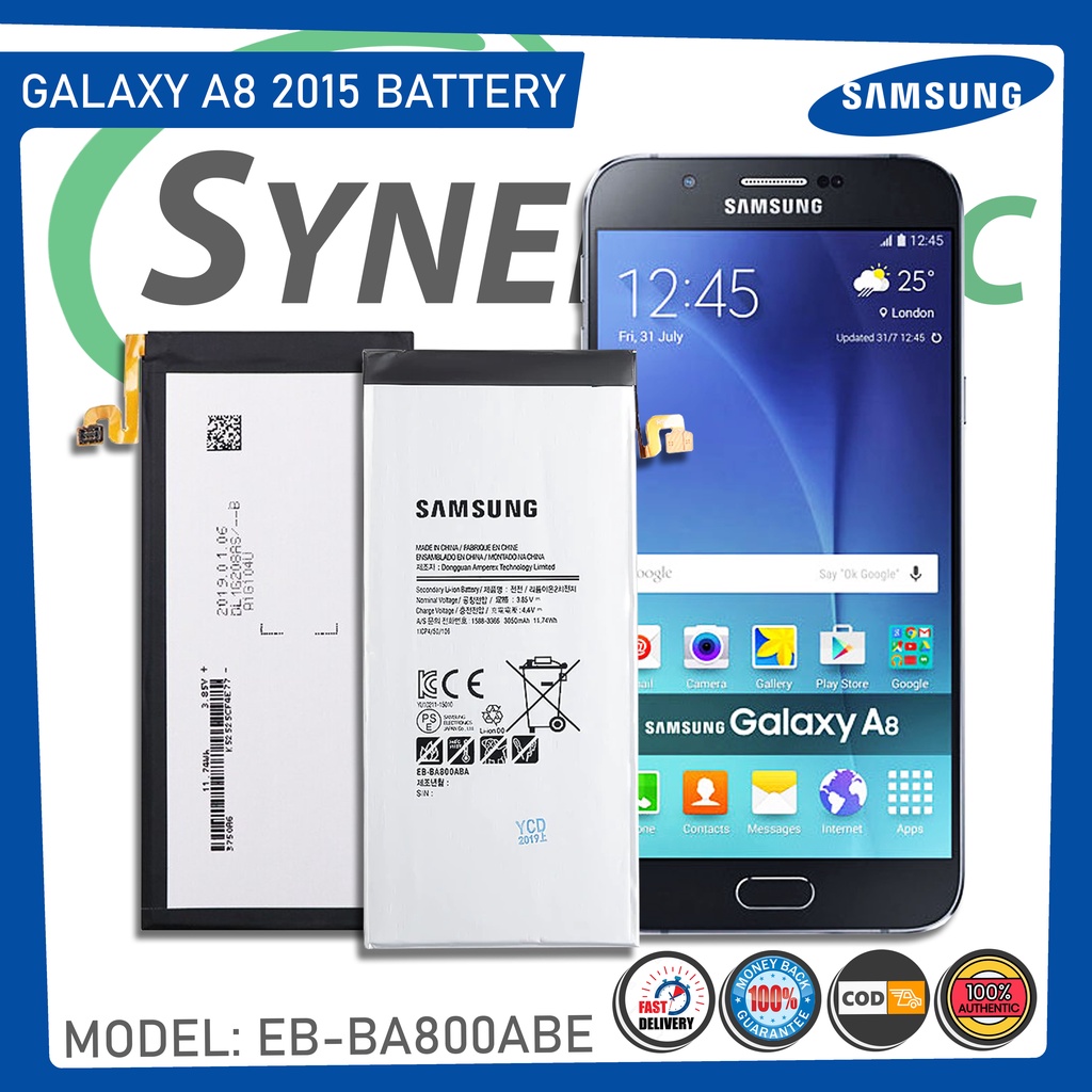 Original Samsung Galaxy A8 2015 Battery SM-A8000, A800F, A800S Model:  EB-BA800ABE (3050mAh) ORIGINAL | Shopee Philippines