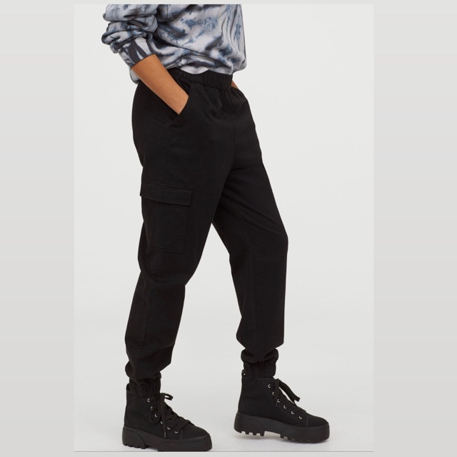 twill cargo trousers