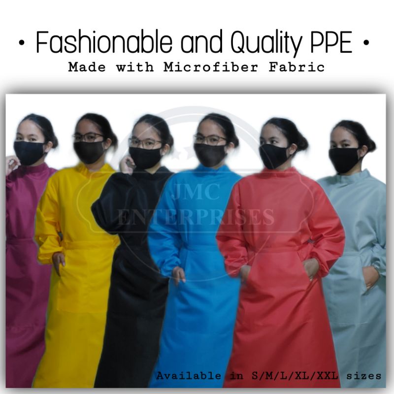 PPE microfiber Multipurpose/Isolation patient gown, use in Hospital