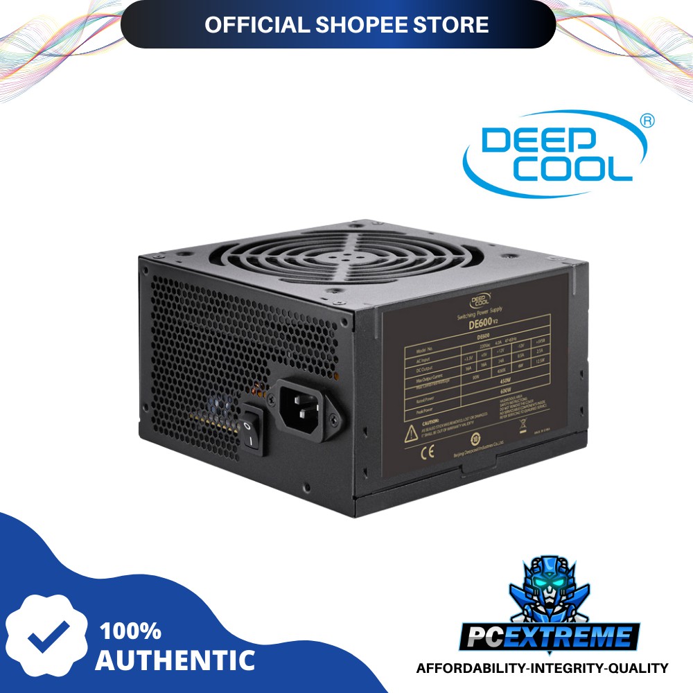 Deepcool DE600 V2 600watts Black Powersupply | Shopee Philippines