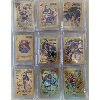 One Piece Metal Anime Card MXR Series A Set Of 9 Cards