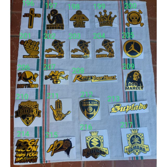 1pc YAYAMANIN GOLD STICKER(sold per pc) | Shopee Philippines