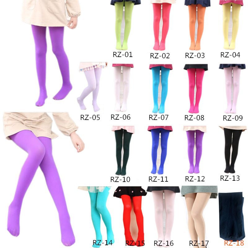 footed tights for baby girl