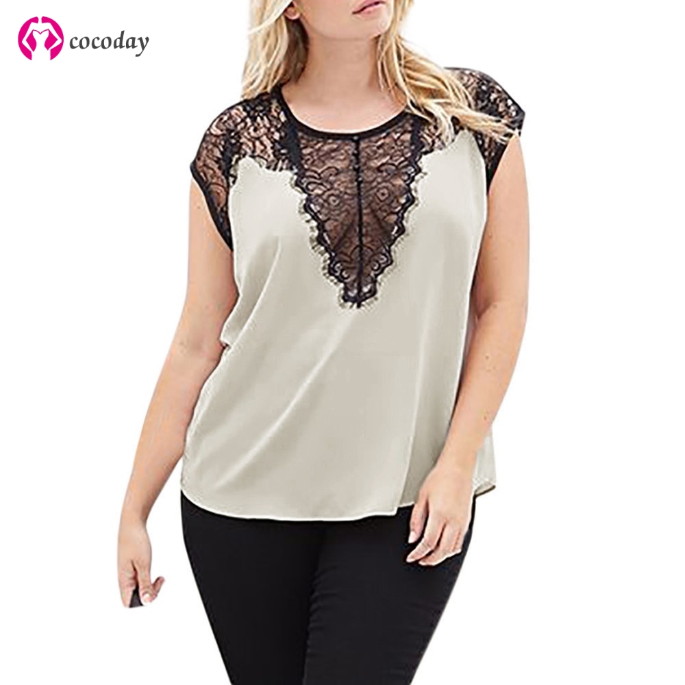 women's plus size lace blouses