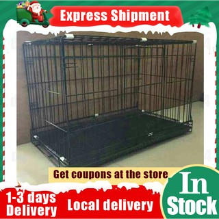 S/M/L/XL/XXL Pet Cages Dog Cat Foldable
