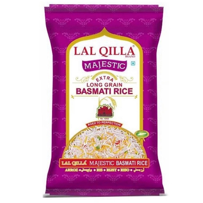 Lal Qilla Majestic Basmati Rice Original Packaging From India 1kg