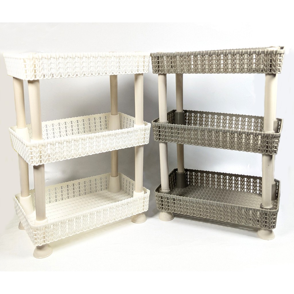 Multipurpose Shelves Stacking 3 / Skincare Stacking Shelves / Kitchen Stacking Shelves Shopee
