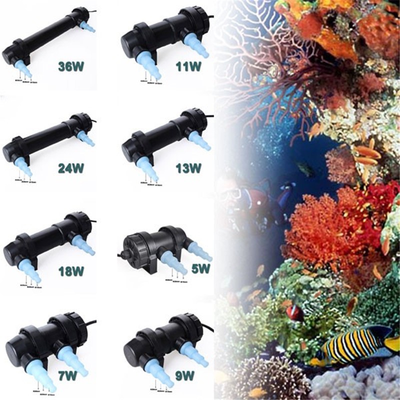 UV Bulb Light Tube Replacement for Jebo 5W-36W Aquarium Pond UV Sterilizer Fish Tank Water Clarifier Filter #3