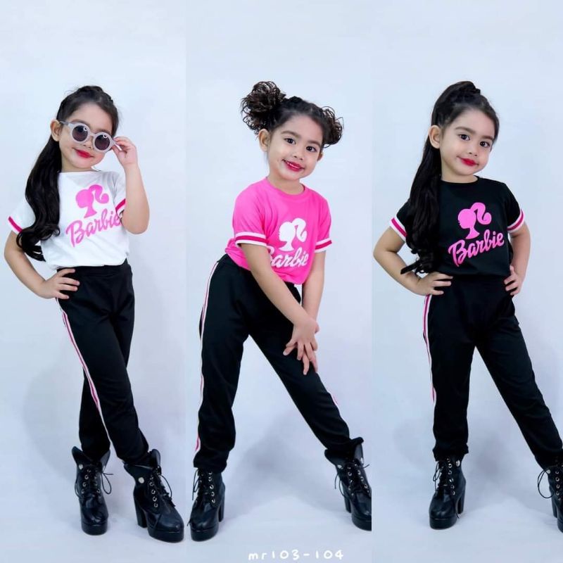 Annie Terno Skirt or Jogger Pants for Kids Black Pink Best Seller